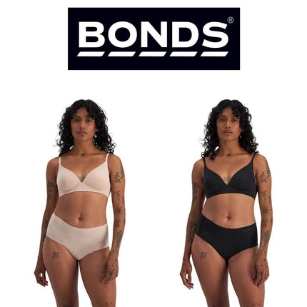 Bonds Womens Invisible Freecuts Full Brief Light Sleek Full Coverage Undies WRCT-KarWorkwear