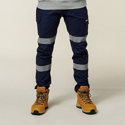 Hard Yakka Canvas Cargo Pant Tough Double Layer Knees Reflective Stretch Y02855-KarWorkwear
