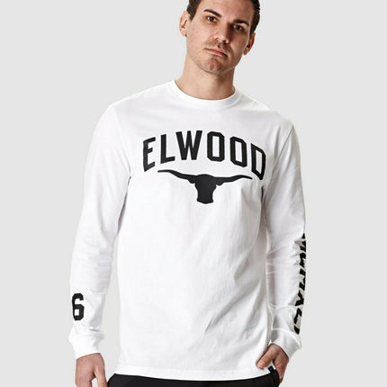 Elwood Mens  Workwear 96 Long Sleeve Tee Work Casual Comfortable T Shirt  EWD830-KarWorkwear