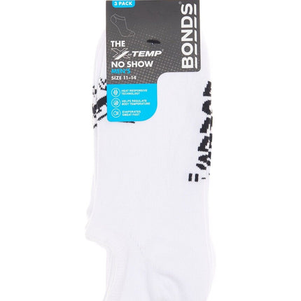 Bonds Mens X-Temp No Show Innovative Technology Evaporates Sweat 12 Pack SXX43N-KarWorkwear