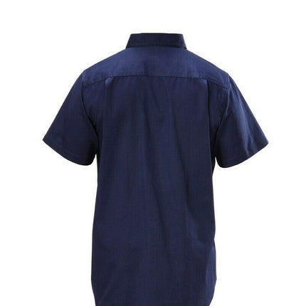 Hard Yakka Cotton Drill Work Shirt Button Short Sleeve Workwear Top Y07510-KarWorkwear