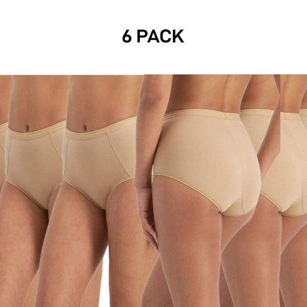 Bonds Womens Shapers Control Full Brief Power Mesh Stomach Panel 6 Pack W0M74Y-KarWorkwear