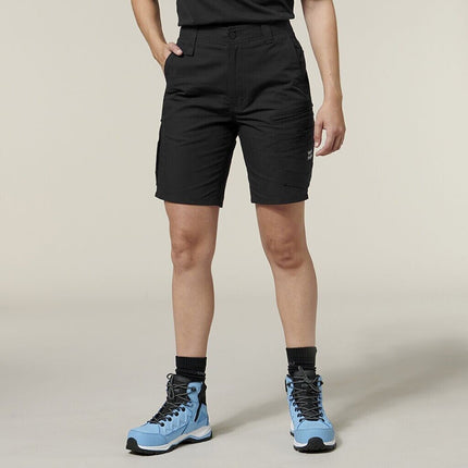 Hard Yakka Womens 3056 Raptor Active Fit Comfy Mid Lenght Work Short Y08228-KarWorkwear