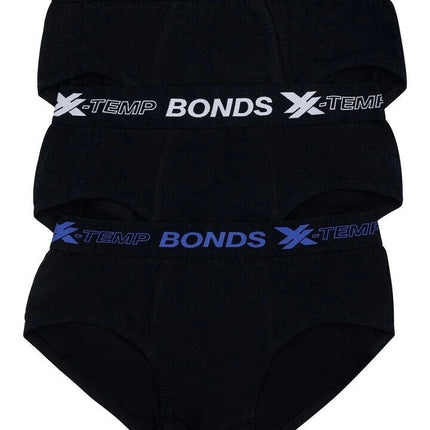 Bonds Mens X-Temp Brief Stretchy Wide Waistband Super Flat Seams 12 Pack MWHM3A-KarWorkwear