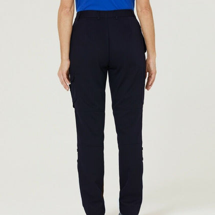 Womens NNT UNIFORMS P/V Gaberdine Flex Waist Cargo Navy Work Pants CAT3TY-KarWorkwear