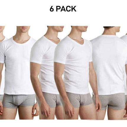 Bonds Mens Genuine Raglan Crew Neck Perfect Tee Close Body Fit 6 Pack M9372W-KarWorkwear