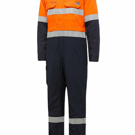 Hard Yakka Safety SheildTec Fire Resistant Coverall Overall Taped Hi-Vis Y00055-KarWorkwear