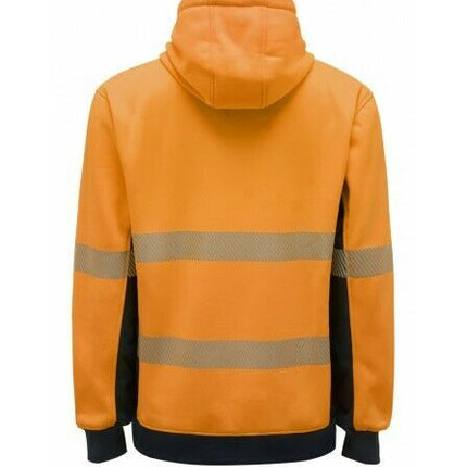 KingGee Mens Hi Vis Reflective Pull Over Hoodie Winter Fleece Work Safety K55054-KarWorkwear