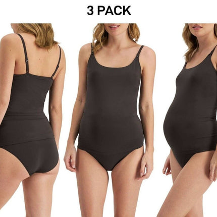 Bonds Womens Bases Maternity Scoop Singlet Soft and Comfy Support 3 Pack YWU9-KarWorkwear
