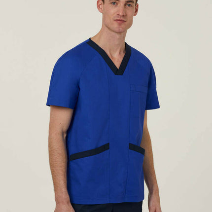 NNT Uniform Men Next Gen Antibacterial Koller Scrub Top Breathable Cotton CATRFU-KarWorkwear