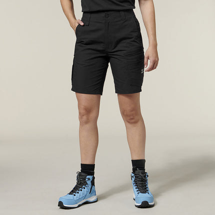 Hard Yakka Womens 3056 Raptor Active Fit Comfy Mid Lenght Work Short Y08228-KarWorkwear