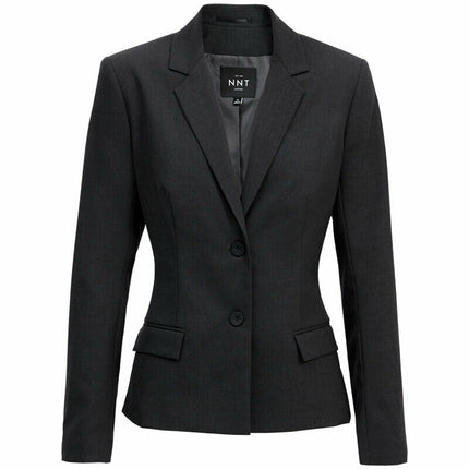 NNT Womens Formal Stretch Wool Blend 2 Button Mid Length Jacket Business CAT1BA-KarWorkwear
