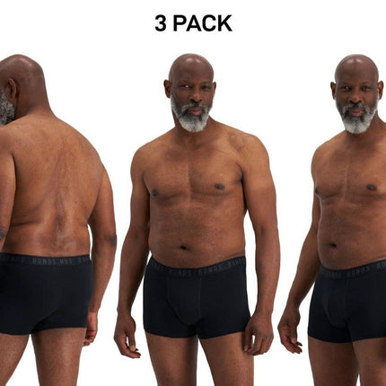 Bonds Mens Damn Dry Trunk Stay Dry Extra Support and Leak Protection 3 Pack MWHU-KarWorkwear