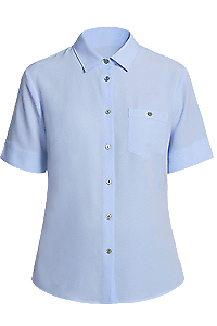NNT Mens Silvi Spot Print S/S Shirt Classic Fit Collared Business Wear CATU7H-KarWorkwear