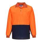 S / Orange/Navy