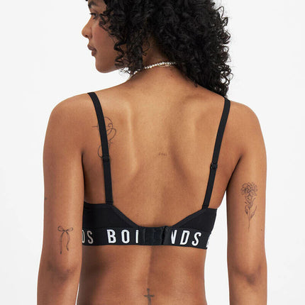 Bonds Womens Icons Wirefree Bra Soft Cotton Stretch Jacquard Elastic 3 Pack YWL4-KarWorkwear