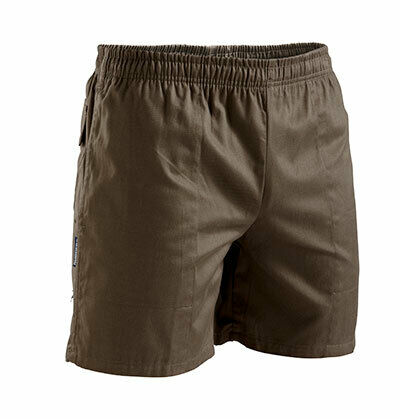 Stubbies Ruggers Mens Long Leg Shorts Draw Cord Cotton Comfort Work SE214H-KarWorkwear