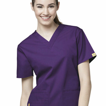 NNT Womens Bravo Scrub Top Relaxed Style Fit Work Nursing Hospital CATU66-KarWorkwear