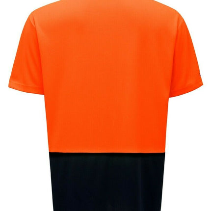 Hard Yakka Core Hi-Vis Micro Safety Cool Polo Work Shirt Tradie S/S Y19605-KarWorkwear
