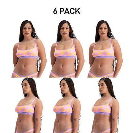 Bonds Womens Icons Scoop Crop Support Coverage and Confident Bra 6 Pack YWN8-KarWorkwear