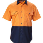 S / Orange & Navy