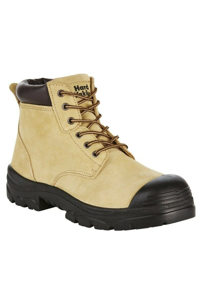 Mens Hard Yakka Gravel Suede Lace Sand Boots Steel Cap Work Safety Safe Y60085-KarWorkwear