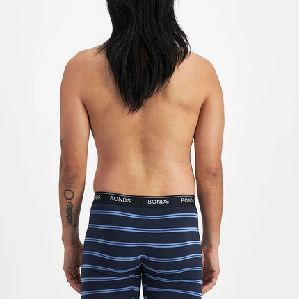 Bonds Mens Guyfront Mid Trunk Soft Seamfree Sides and Functional Fly 3 Pack MWUN-KarWorkwear