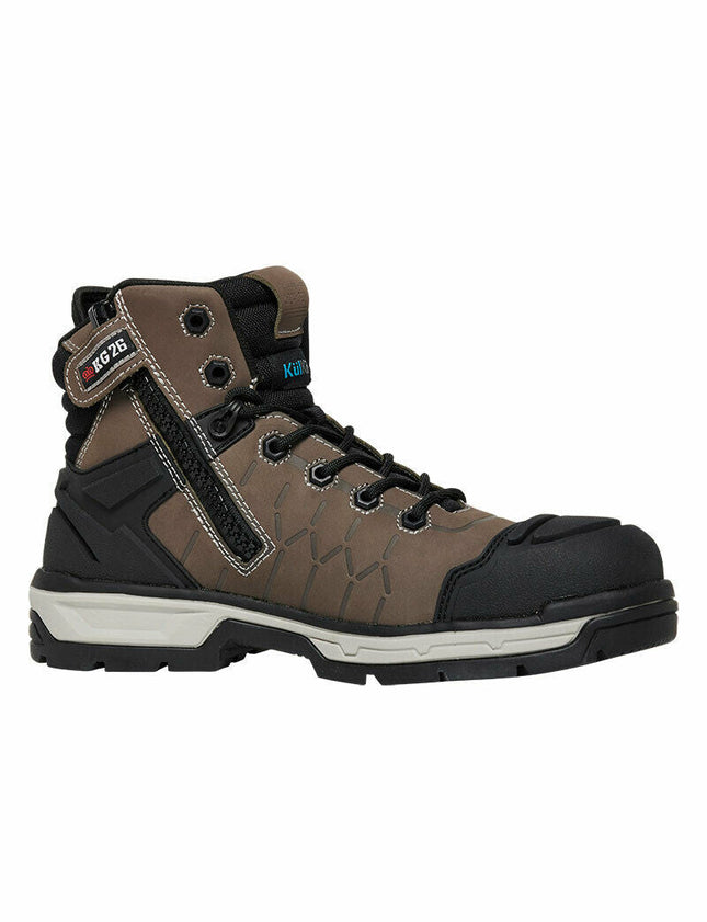 KingGee Mens Quantum Premium Quality Boots Leather Light Safety Work K27120-KarWorkwear