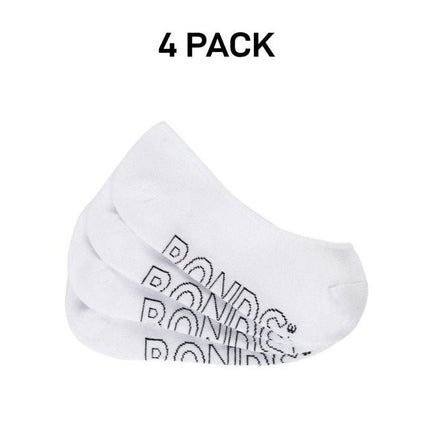 Bonds Womens Lightweight Liner Invisible Socks Comfy Cushioning 4 Pack LXPJ4N-KarWorkwear