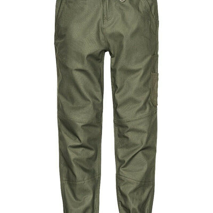 Elwood Women Cuffed Pant Stretch Canvas Elastic Cuff Comfortable Workwear EWD503-KarWorkwear