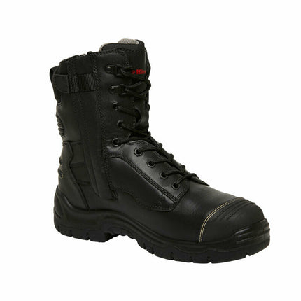KingGee Mens Phoenix 8Z High Side Zip Boots Work Safety Tough Toe Comfy K27850-KarWorkwear