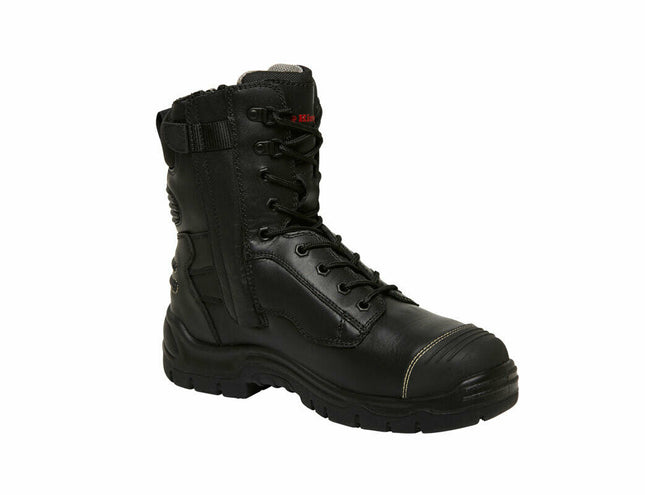 KingGee Mens Phoenix 8Z High Side Zip Boots Work Safety Tough Toe Comfy K27850-KarWorkwear