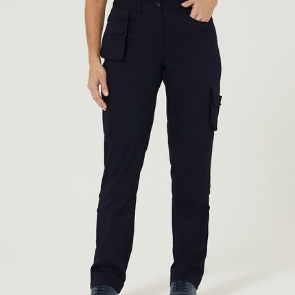 Womens NNT UNIFORMS P/V Gaberdine Flex Waist Cargo Navy Work Pants CAT3TY-KarWorkwear