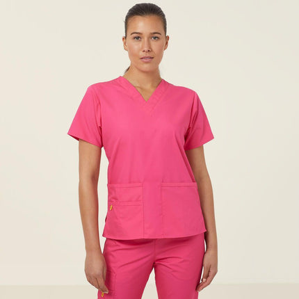 NNT Womens 2 Pack Wonderwink Origins V Neckline Comfy Scrub Top Bravo CATU66-KarWorkwear