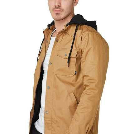 Elwood Mens Utility Jacket Coated Cotton Polar Fleece Lightweight Work EWD401-KarWorkwear