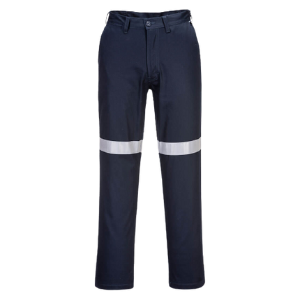 Portwest Straight Leg Pants with Tape Lightweight Reflective Tape MW705-KarWorkwear