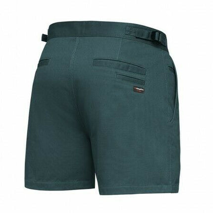 KingGee Drill Utility Shorts Adjustable Welt Pockets Cotton Work K07010-KarWorkwear