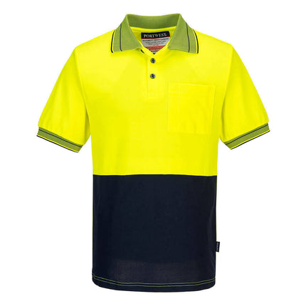 Portwest Mens Prime Mover Short Sleeve Cotton Polo Shirt Comfort Work MP210-KarWorkwear
