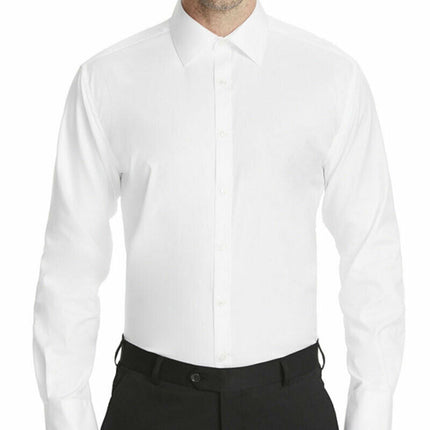 NNT Mens Long Sleeve Honeycomb Cutaway Collar Classic Shirt Business CATJ2S-KarWorkwear