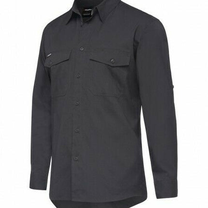 KingGee Mens Workcool 2 Shirt Long Sleeve Lightweight Breathable Workwear K14820-KarWorkwear