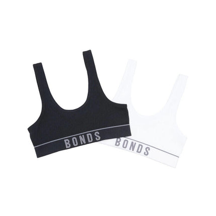 Bonds Girls Original Rib Tank Crop Super Comfort and Soft Support 6 Pack UWLK2A-KarWorkwear