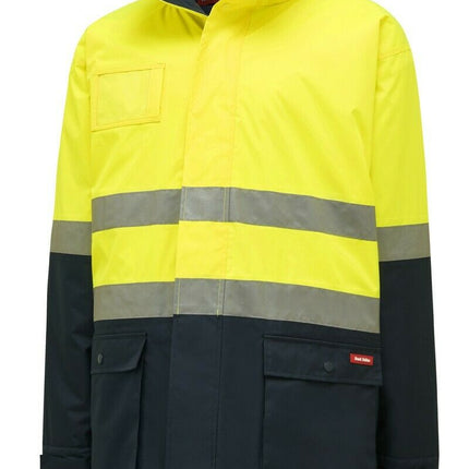Hard Yakka Core Bomber Jacket Hi-Vis Taped Quilted Waterproof Y06685-KarWorkwear