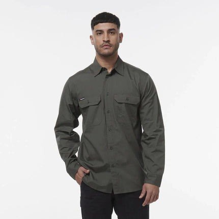 KINGGEE Mens Workcool Breathable Vented Lightweight Closed Front Shirt K14033-KarWorkwear