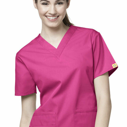 NNT Womens Bravo Scrub Top Relaxed Style Fit Work Nursing Hospital CATU66-KarWorkwear