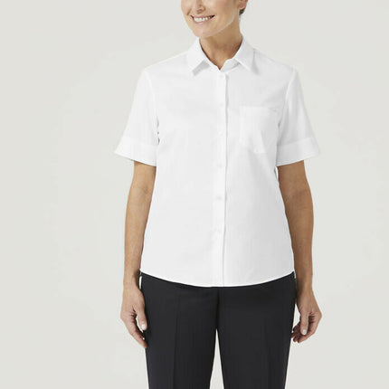 NNT Womens Business Stretch Twill Short Sleeve Formal Shirt Comfy Classic CATUHM-KarWorkwear
