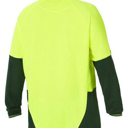 Hard Yakka Koolgear Hi-Vis Summer Long Sleeve Vent Polo Shirt Work Y11389-KarWorkwear