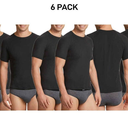 Bonds Mens Genuine Raglan Crew Neck Perfect Tee Close Body Fit 6 Pack M9372W-KarWorkwear