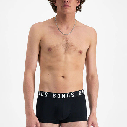 Bonds Mens Icons Trunk Low Rise and Super Comfy Neutralise Odours 6 Pack MWCW3A-KarWorkwear