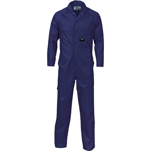 DNC Workwear Mens Polyester Lightweight Cool-Breeze Cotton Drill Coverall 3104-KarWorkwear