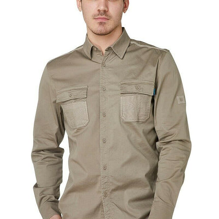 Elwood Mens Utility Shirt Work Casual Shirts Sun Protection Cotton Comfy EWD301-KarWorkwear